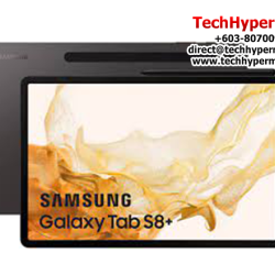 Samsung Galaxy Tab S8+ 12.4" Tablet (X800) (Octa-Core-2.99GHz, 8GB DDR3 RAM, 256GB Storage, Bluetooth v5.2, Android 12)