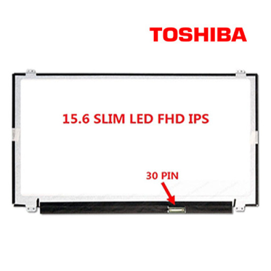 15.6" Slim LCD / LED (30pin) FHD IPS Compatible For Toshiba L50-B 15.6" Slim LCD / LED (30pin) FHD IPS Compatible For Toshiba L50-B