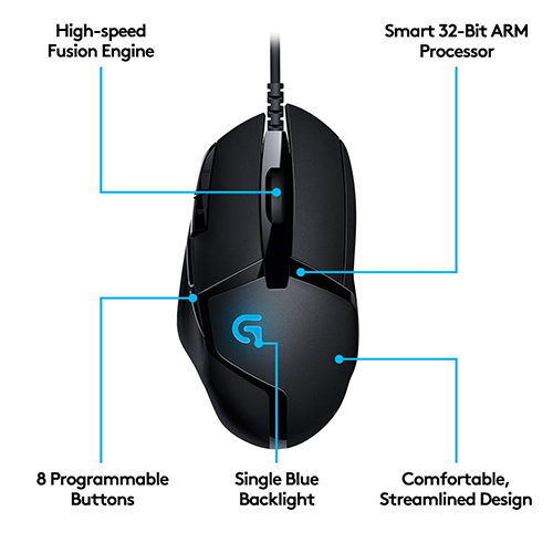 Først Bot Ikke nok Logitech G402 Hyperion Fury FPS Gaming Mouse | Tech Hypermart